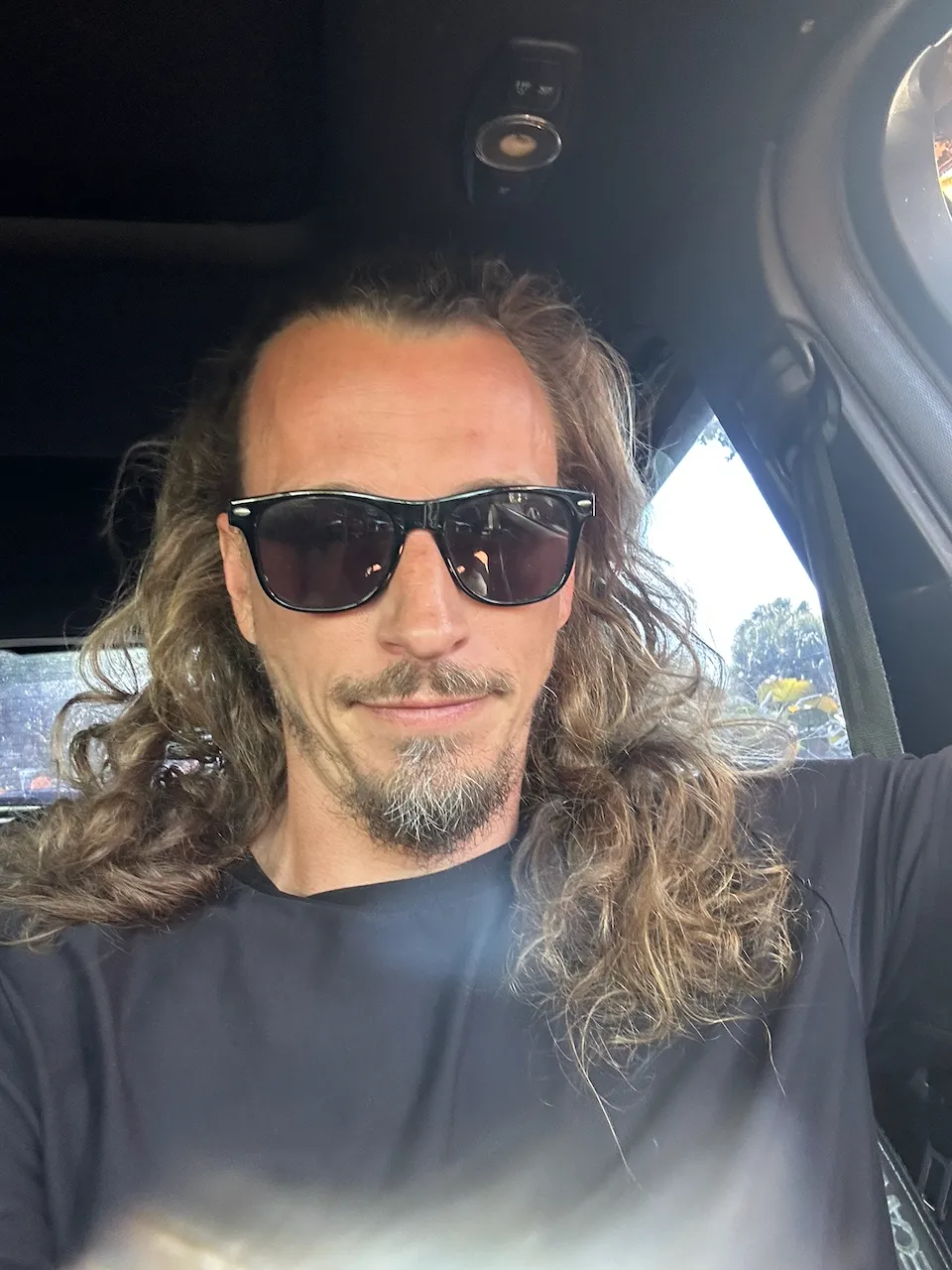 Andy Brazil wearing sunglasses